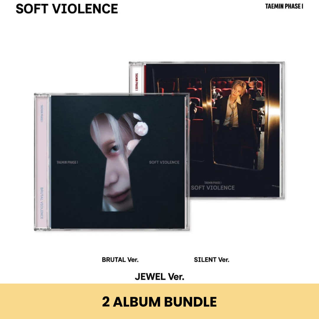 (PRE-ORDER) TAEMIN - [PHASE I : SOFT VIOLENCE] JEWEL VER. (2 VERSIONS) BUNDLE