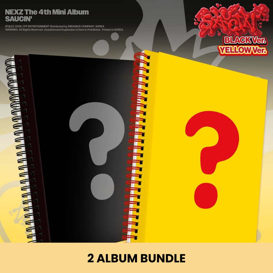 (PRE-ORDER) NEXZ - 4TH MINI ALBUM [SAUCIN'] (2 VERSIONS) BUNDLE