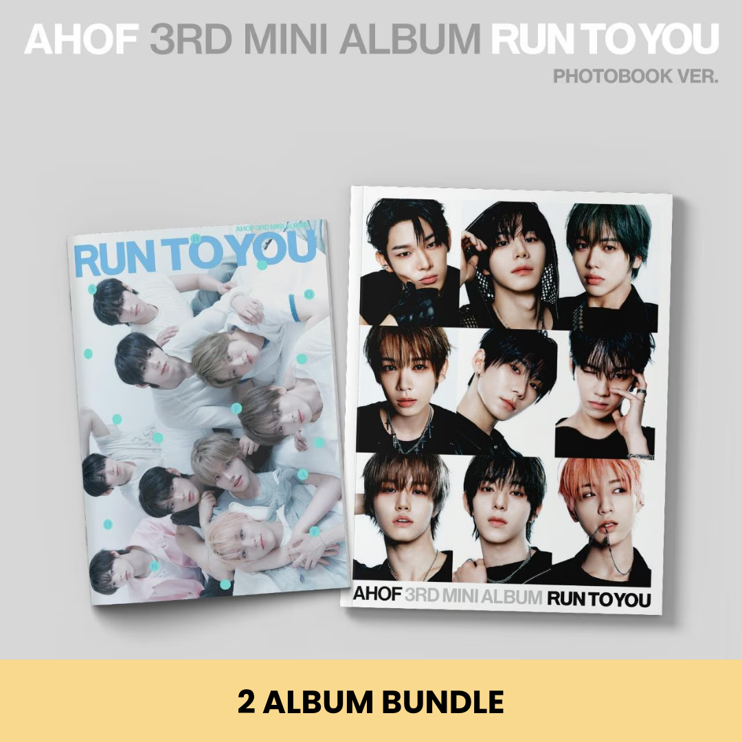 (PRE-ORDER) AHOF - 3RD MINI ALBUM [RUN TO YOU] (PHOTOBOOK VER.) (2 VERSIONS) BUNDLE