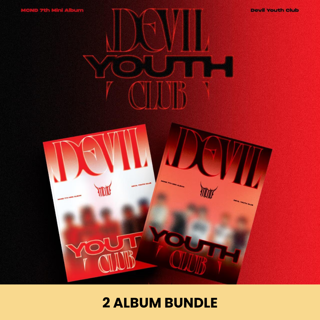 (PRE-ORDER) MCND - 7TH MINI ALBUM [DEVIL YOUTH CLUB] (2 VERSIONS) BUNDLE