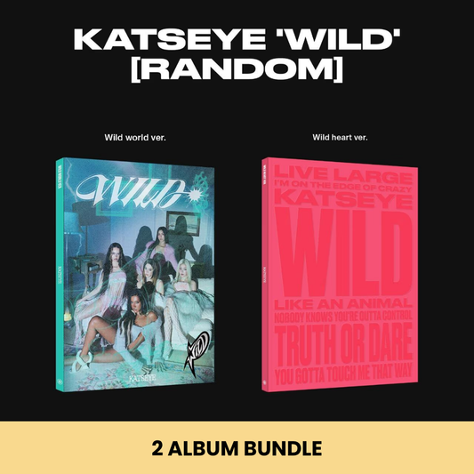 (PRÉCOMMANDE) KATSEYE - WILD (2 VERSIONS) BUNDLE
