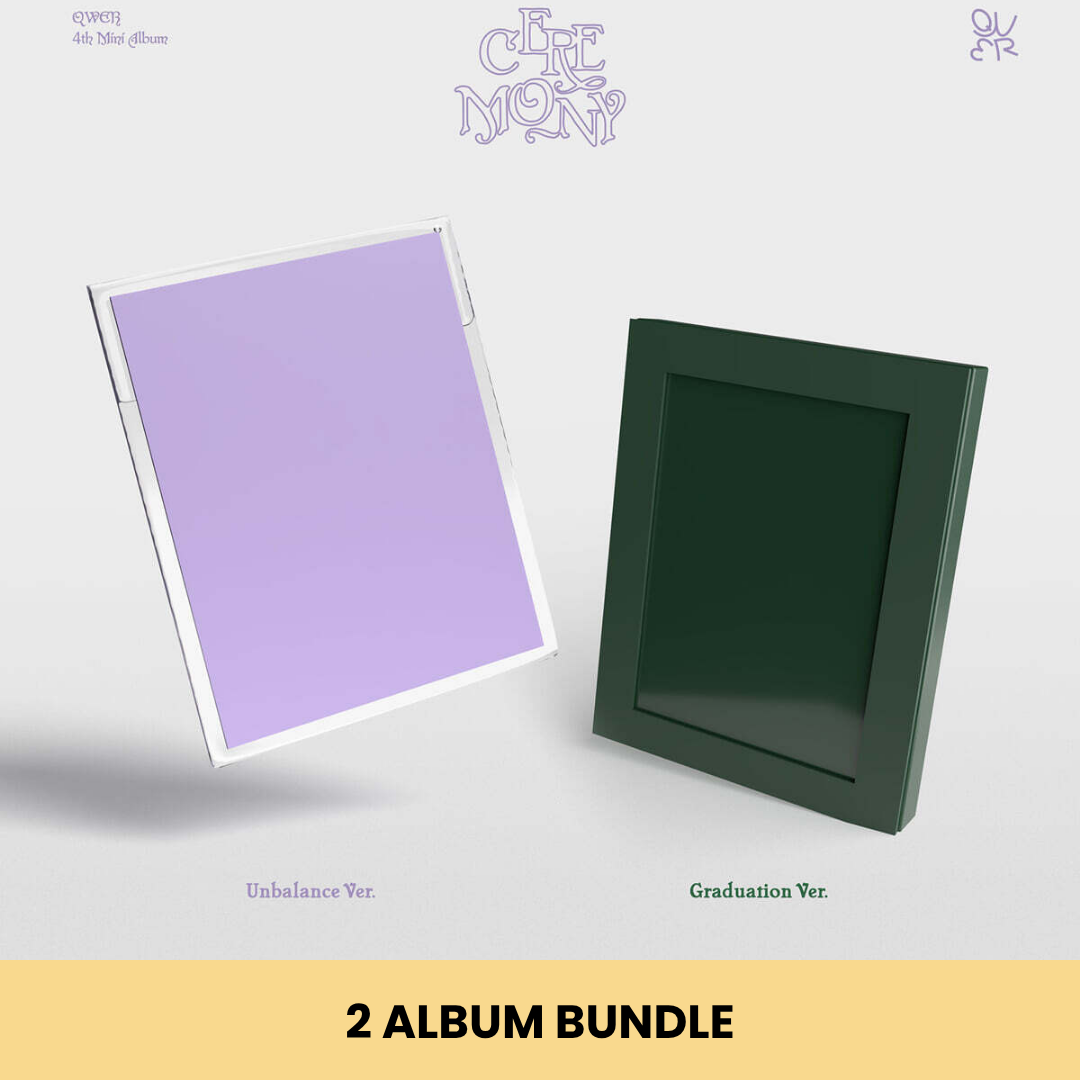 (PRE-ORDER) QWER - 4TH MINI ABLUM [CEREMONY] (2 VERSIONS) BUNDLE - LightUpK