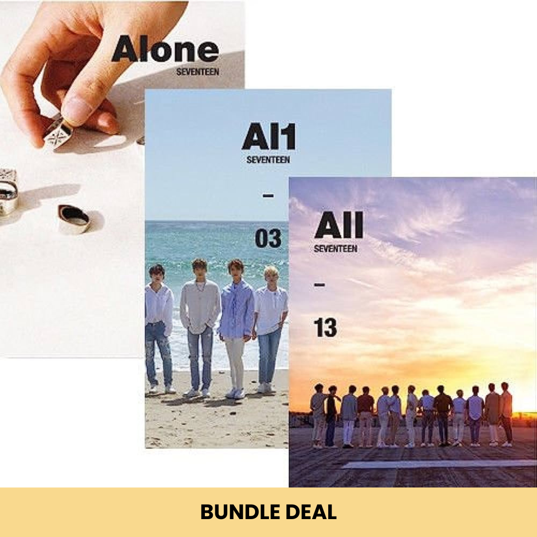 [BUNDLE DEAL] SEVENTEEN - AL1 (4TH MINI ALBUM) (3 VERSIONS) SET