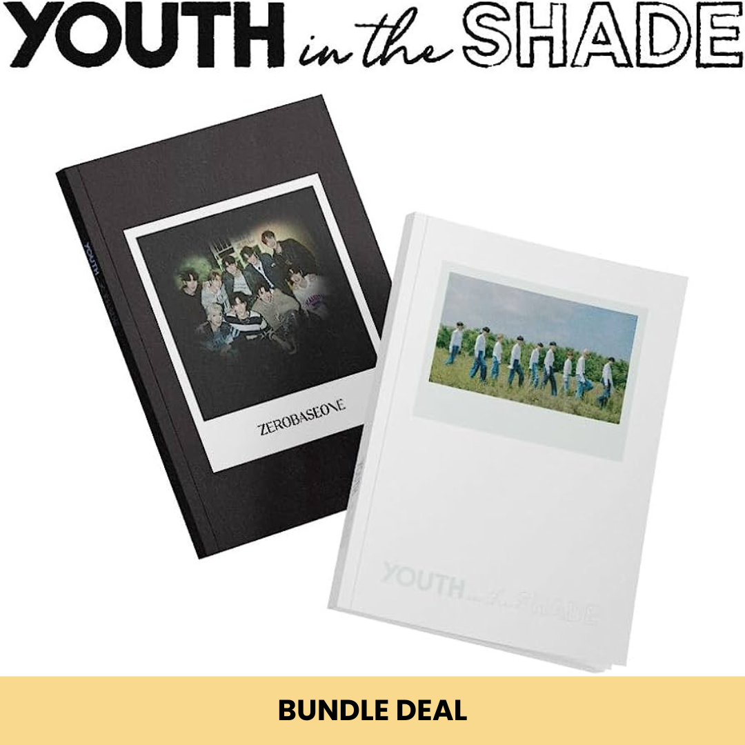 [BUNDLE DEAL] ZEROBASEONE - YOUTH IN THE SHADE (1ST MINI ALBUM) (2 VERSIONS) SET