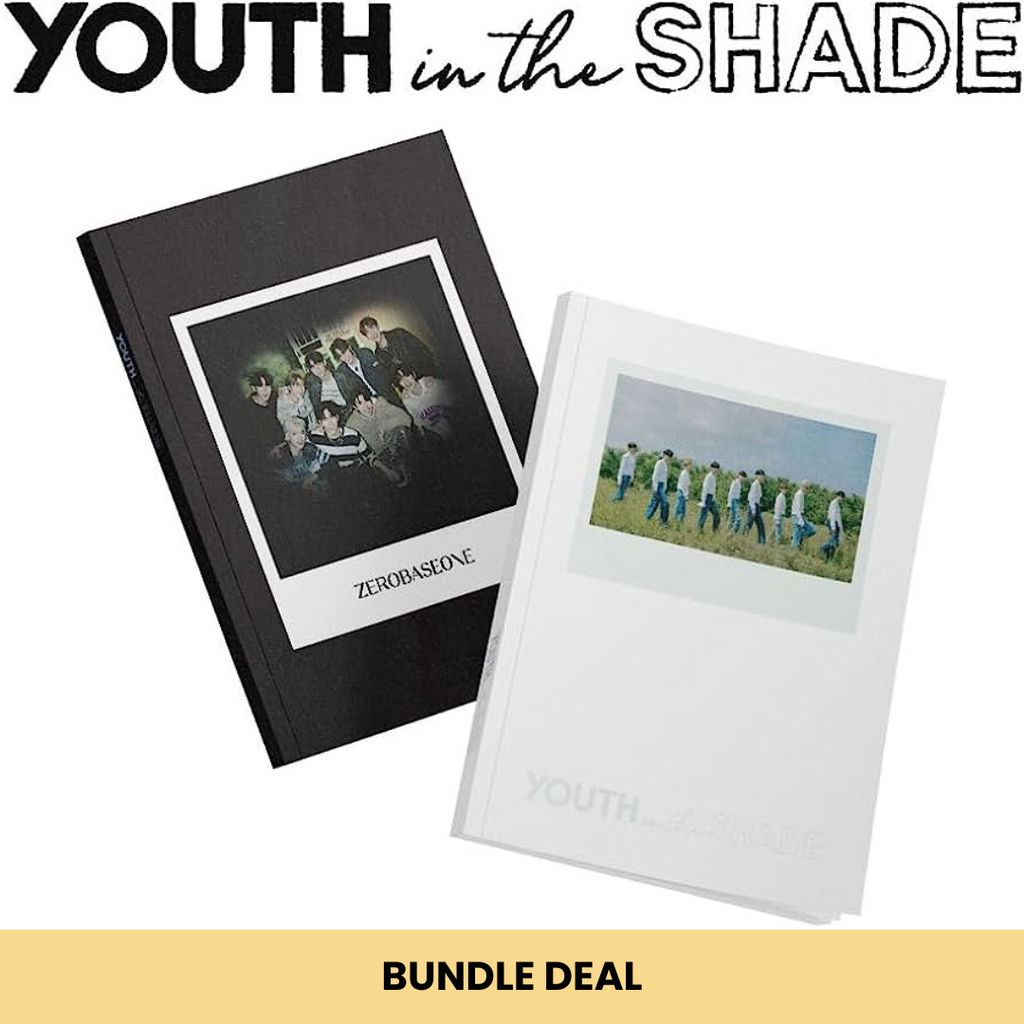 [OFFRE BUNDLE] ZEROBASEONE - YOUTH IN THE SHADE (1ER MINI ALBUM) (2 VERSIONS) ENSEMBLE