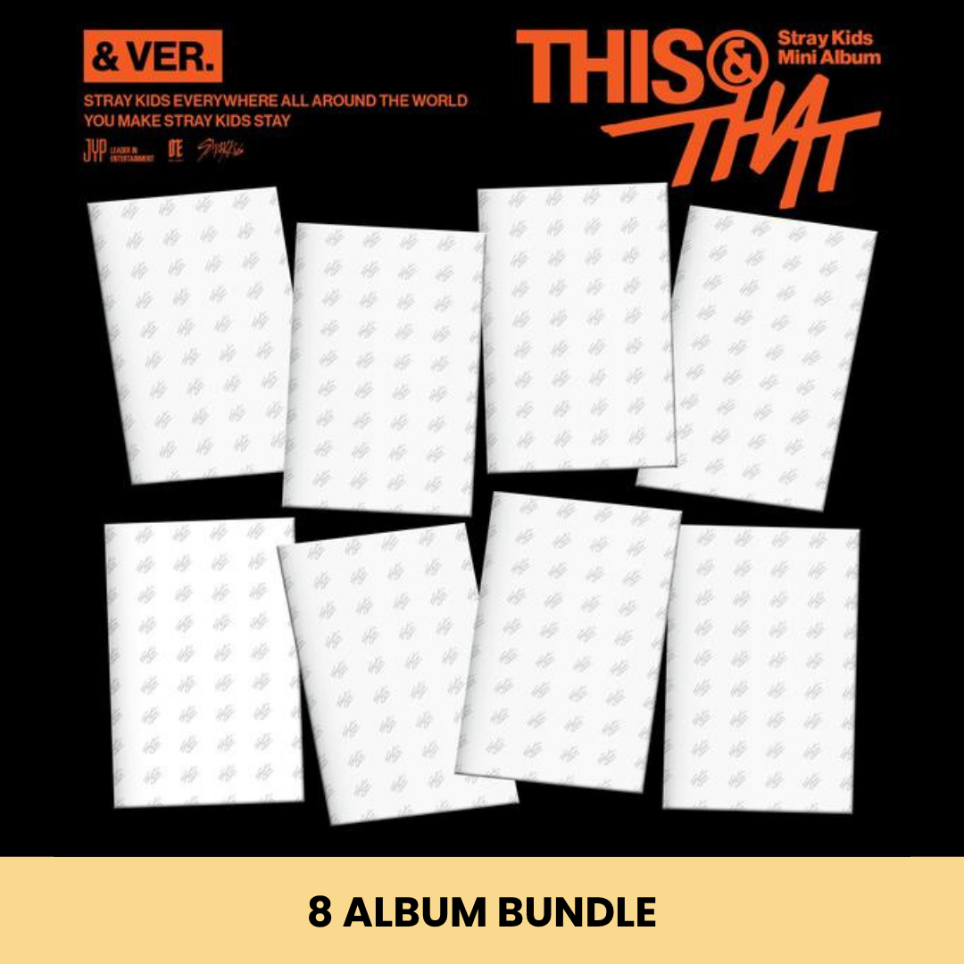 (PRE-ORDER) STRAY KIDS - THIS & THAT (& VER.) (8 VERSIONS) BUNDLE