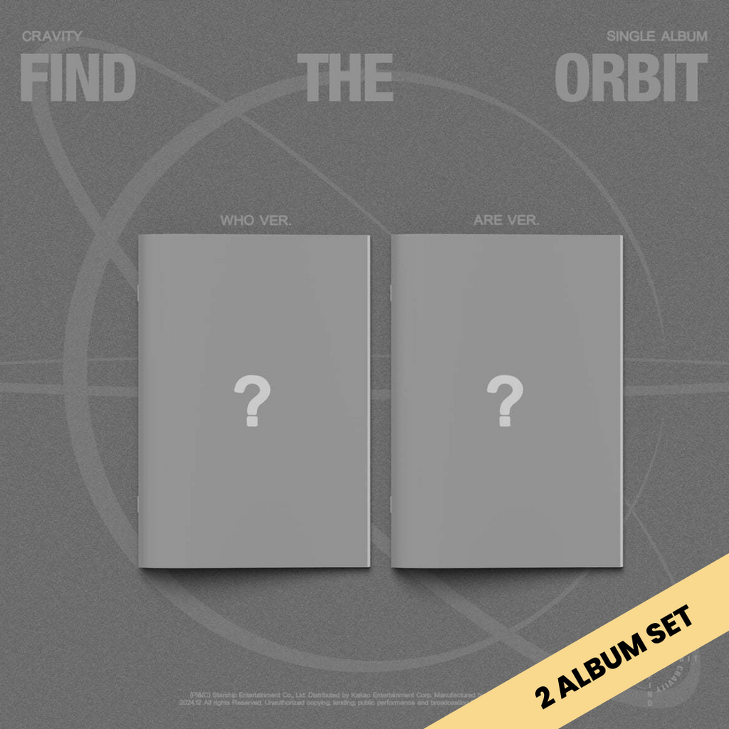 (PRÉCOMMANDE) CRAVITY - SINGLE [FIND THE ORBIT] (2 VERSIONS) SET