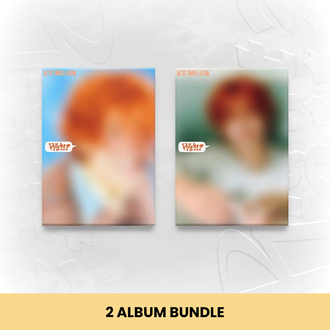 (PRE-ORDER) MJ - SINGLE ALBUM [RIGHT..?] (2 VERSIONS) BUNDLE
