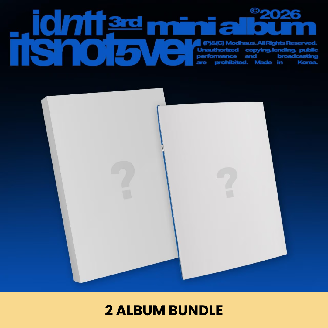 (PRE-ORDER) IDNTT - 3RD MINI ALBUM [ITSNOTOVER] (2 VERSIONS) BUNDLE