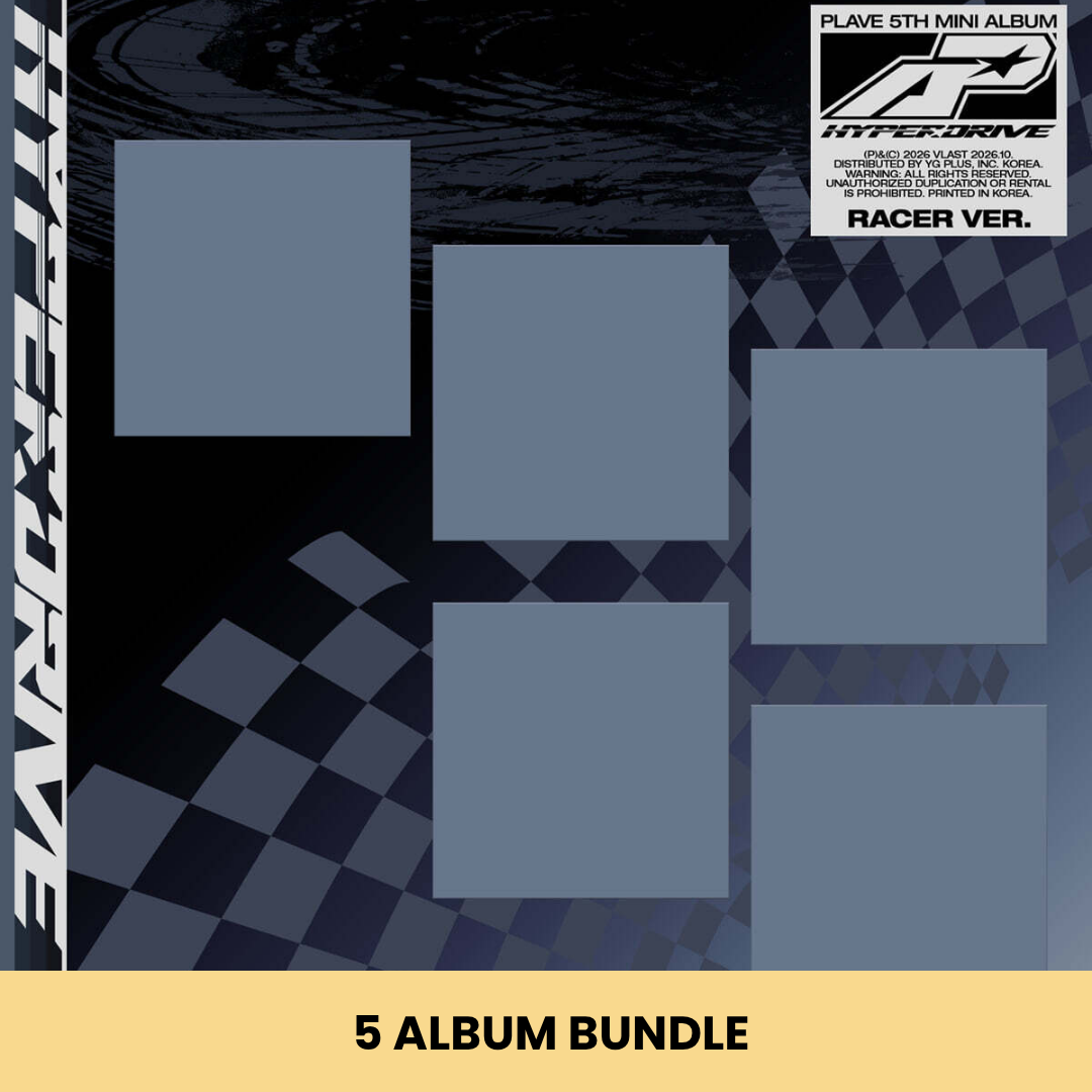 (PRE-ORDER) PLAVE - 5TH MINI ALBUM [HYPERDRIVE] (RACER VER.) (5 VERSIONS) BUNDLE