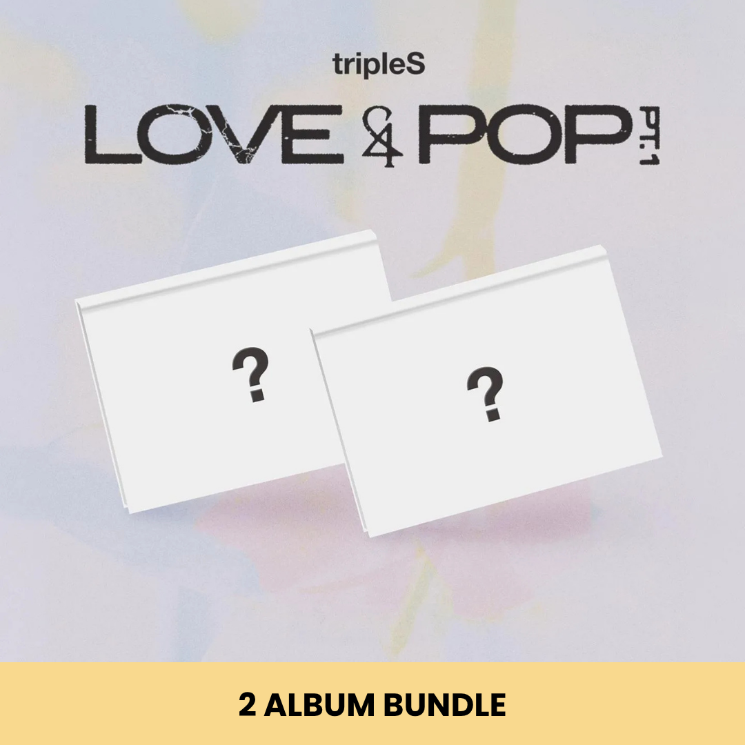 (PRE-ORDER) TRIPLES - [LOVE&POP] PT.1 (2 VERSIONS) BUNDLE - LightUpK