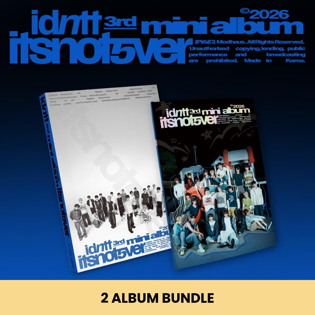 (PRE-ORDER) IDNTT - 3RD MINI ALBUM [ITSNOTOVER] (2 VERSIONS) BUNDLE