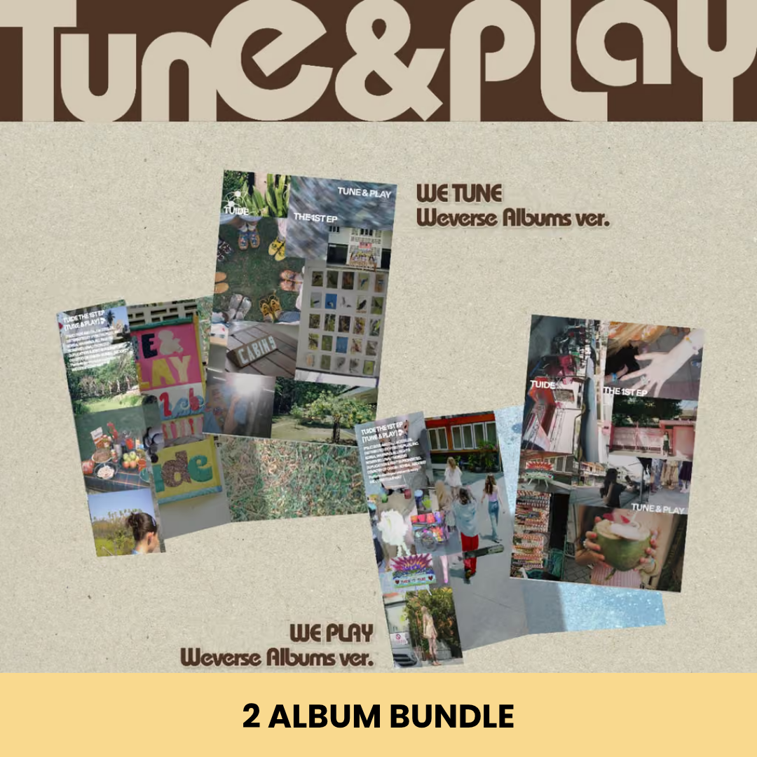 (PRE-ORDER) TUIDE - THE 1ST EP [TUNE & PLAY] WEVERSE ALBUMS VER. (2 VERSIONS) BUNDLE