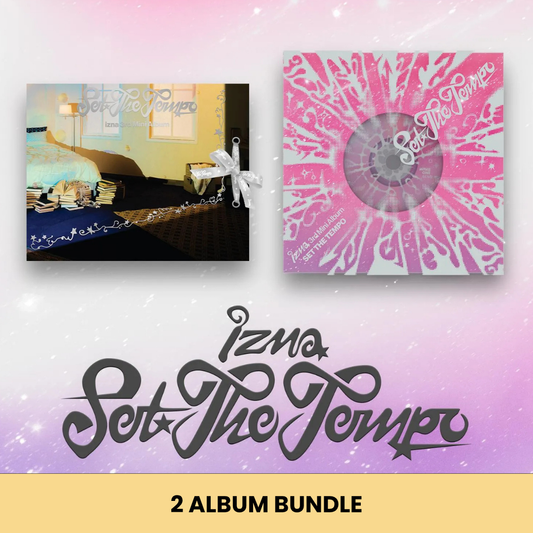 (PRE-ORDER) IZNA - 3RD MINI ALBUM [SET THE TEMPO] (2 VERSIONS) BUNDLE - LightUpK