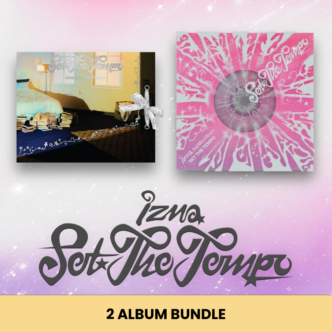 (PRE-ORDER) IZNA - 3RD MINI ALBUM [SET THE TEMPO] (2 VERSIONS) BUNDLE - LightUpK