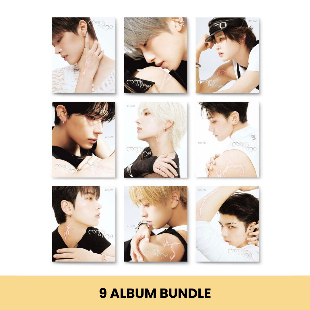 (PRE-ORDER) &TEAM - KR 2ND MINI ALBUM [MARK ON ME] SOLO VER. (9 VERSIONS) BUNDLE