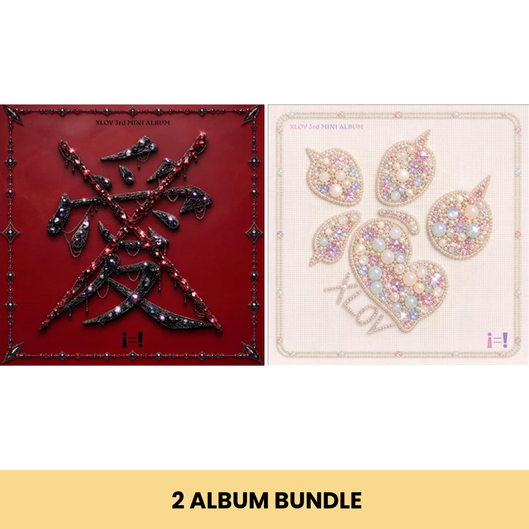 (PRE-ORDER) XLOV - THE 3RD EP [I=!] (2 VERSIONS) BUNDLE