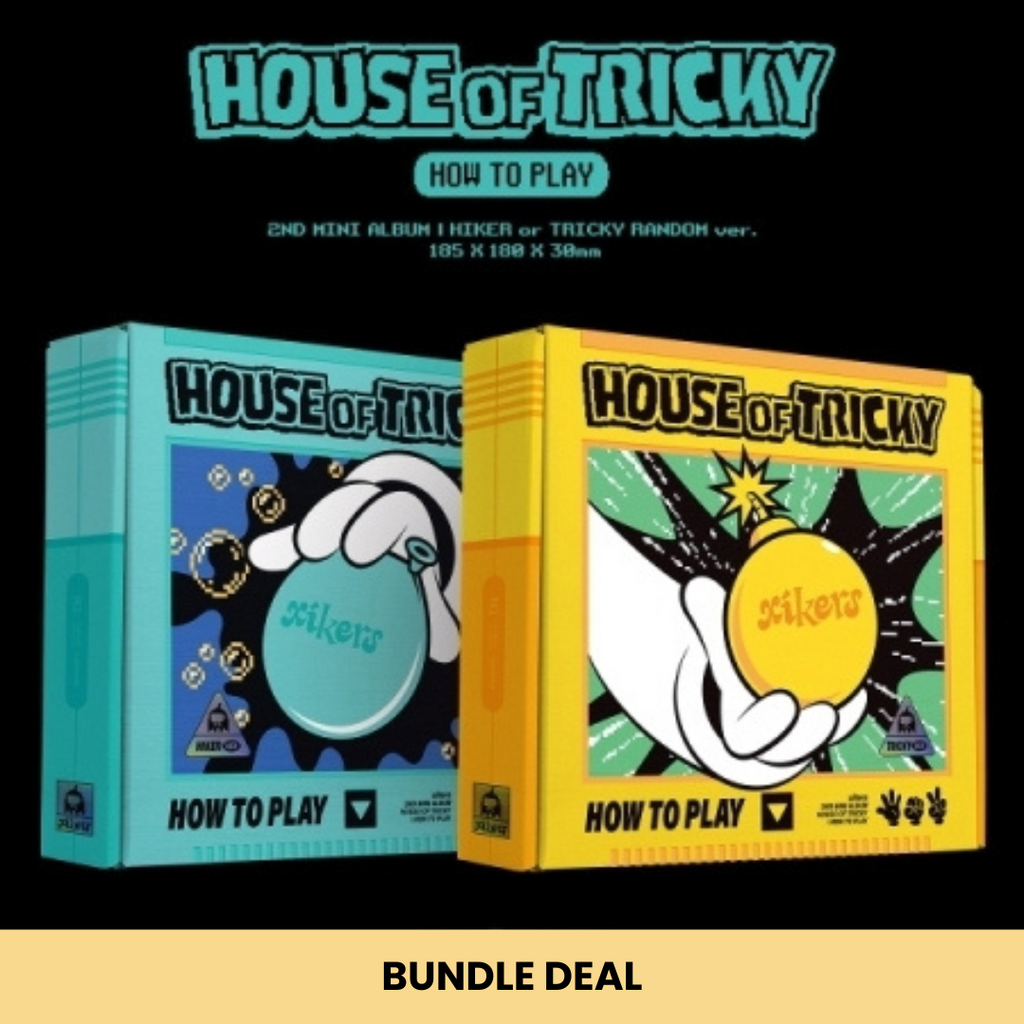[BUNDLE DEAL] XIKERS - HOUSE OF TRICKY : HOW TO PLAY (2ND MINI ALBUM) (2 VERSIONS) SET
