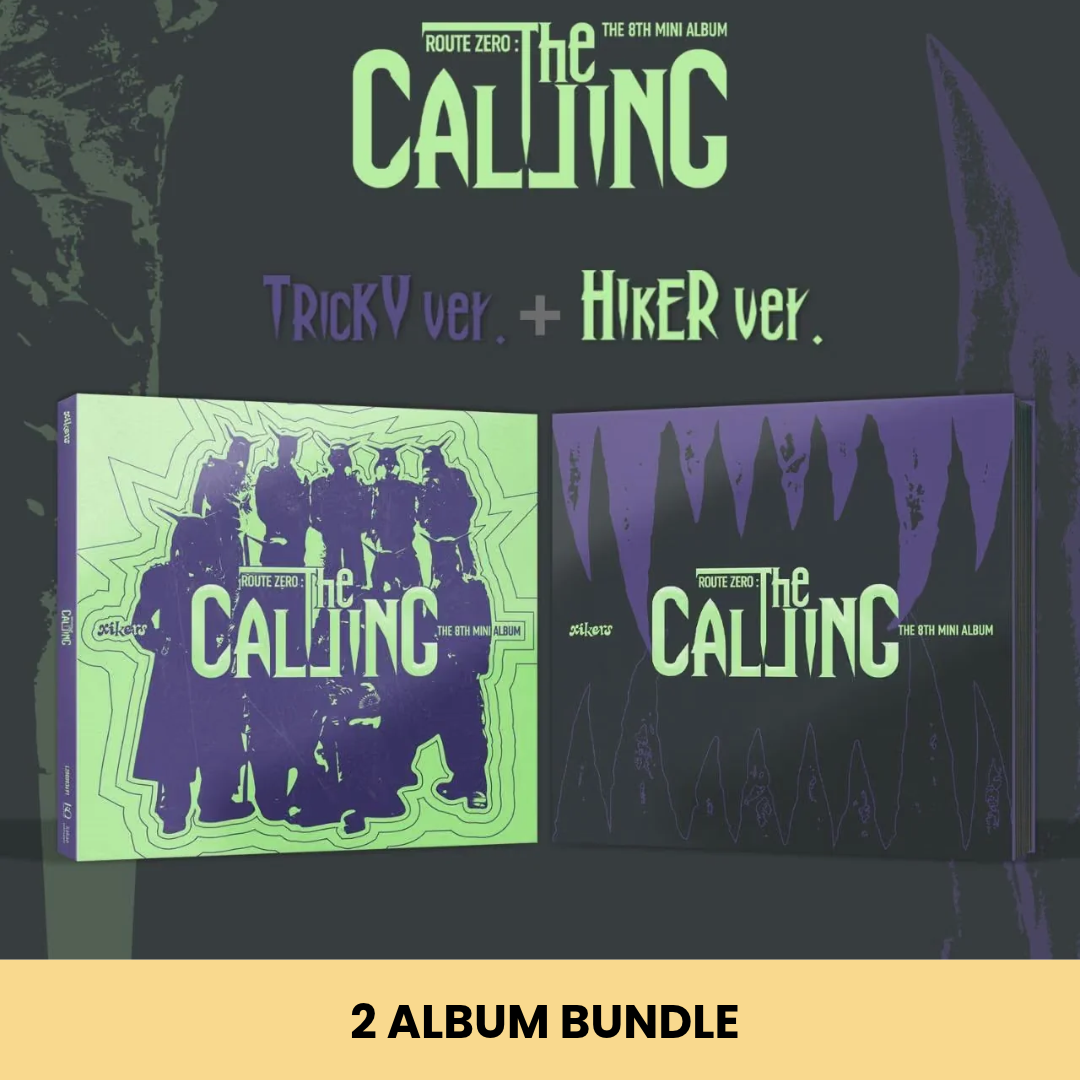(PRE-ORDER) XIKERS - 8TH MINI ALBUM [ROUTE ZERO : THE CALLING] (2 VERSIONS) BUNDLE - LightUpK