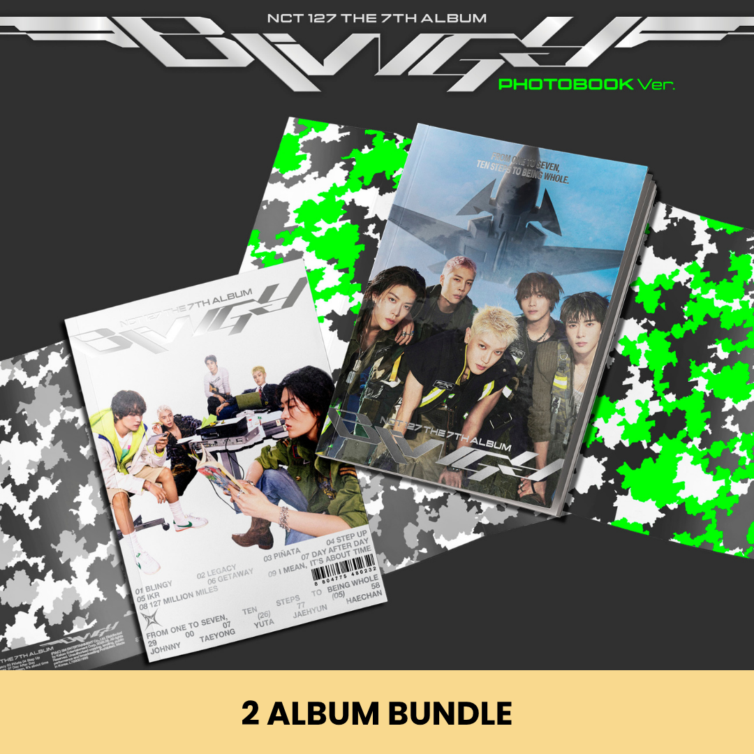 (PRE-ORDER) NCT 127 - 7TH ALBUM [BLINGY] (PHOTOBOOK VER.) (2 VERSIONS) BUNDLE