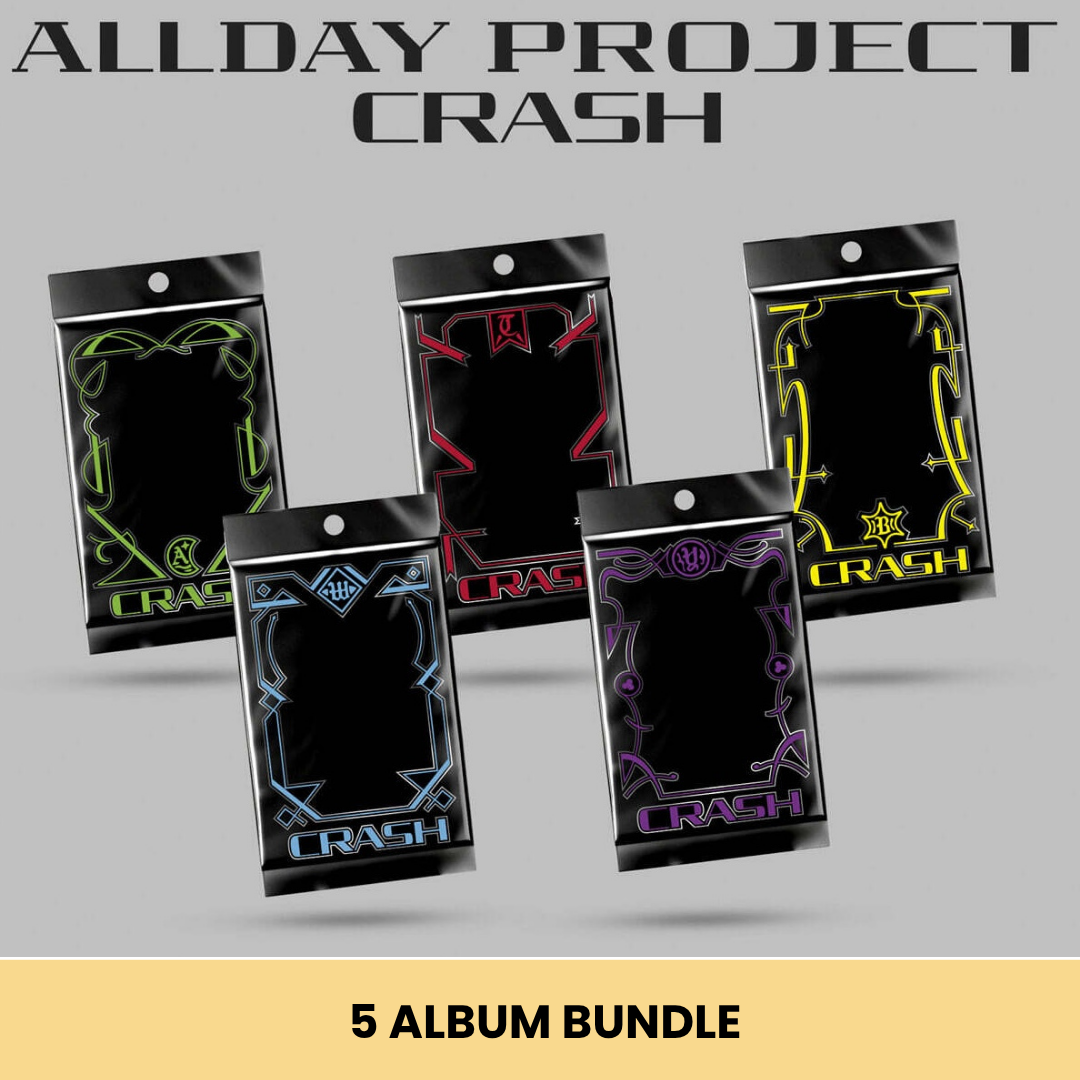 (PRE-ORDER) ALLDAY PROJECT - THE 2ND EP ALBUM [CRASH] LITE VER. (5 VERSIONS) BUNDLE