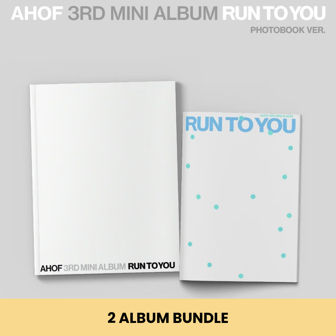 (PRE-ORDER) AHOF - 3RD MINI ALBUM [RUN TO YOU] (PHOTOBOOK VER.) (2 VERSIONS) BUNDLE