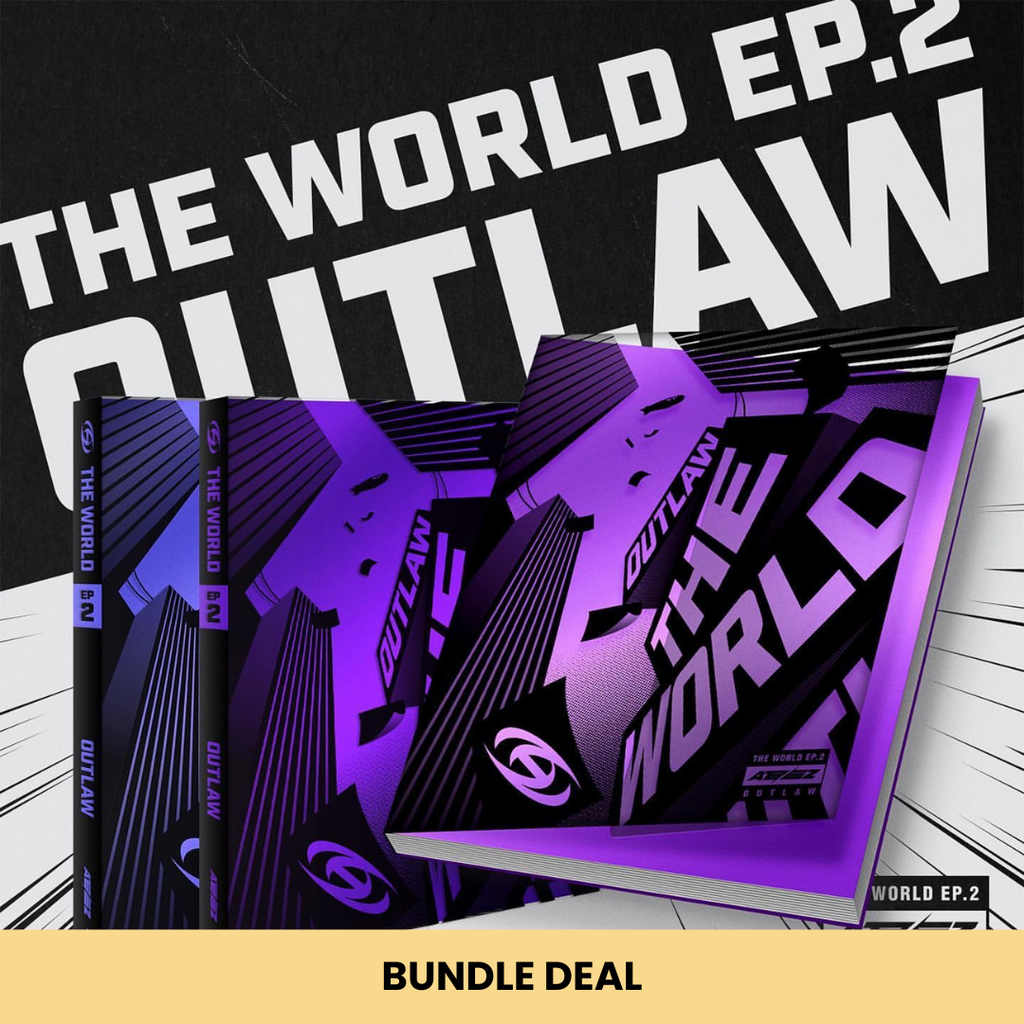 [BUNDLE DEAL] ATEEZ - THE WORLD EP. 2 : OUTLAW (3 VERSIONS) SET