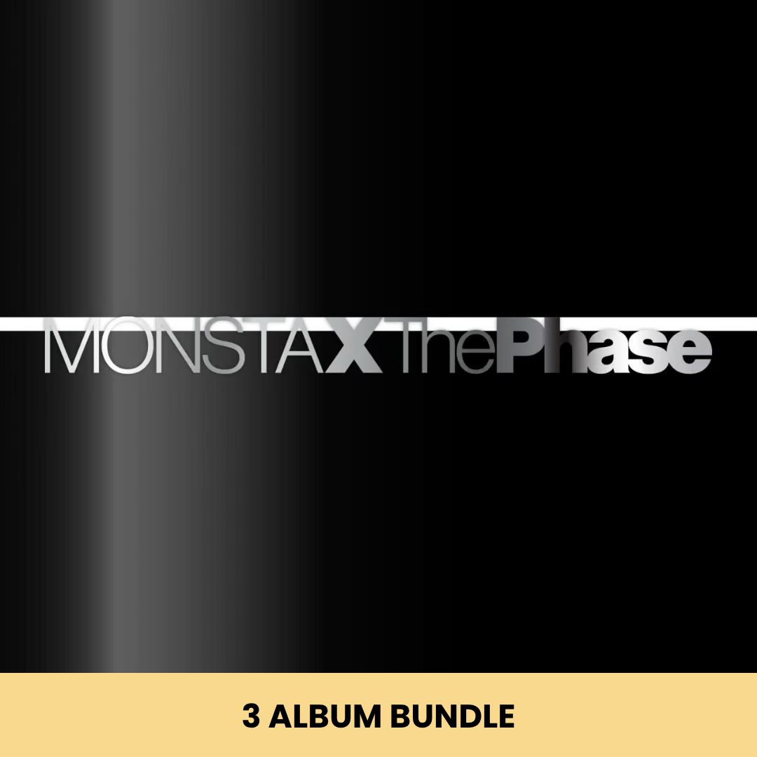 (PRE-ORDER) MONSTA X - THE PHASE (3 VERSIONS) BUNDLE