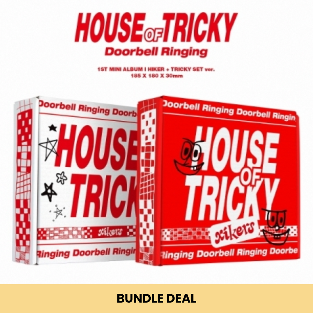 [BUNDLE DEAL] XIKERS - HOUSE OF TRICKY : DOORBELL RINGING (1ST MINI ALBUM) (2 VERSIONS) SET