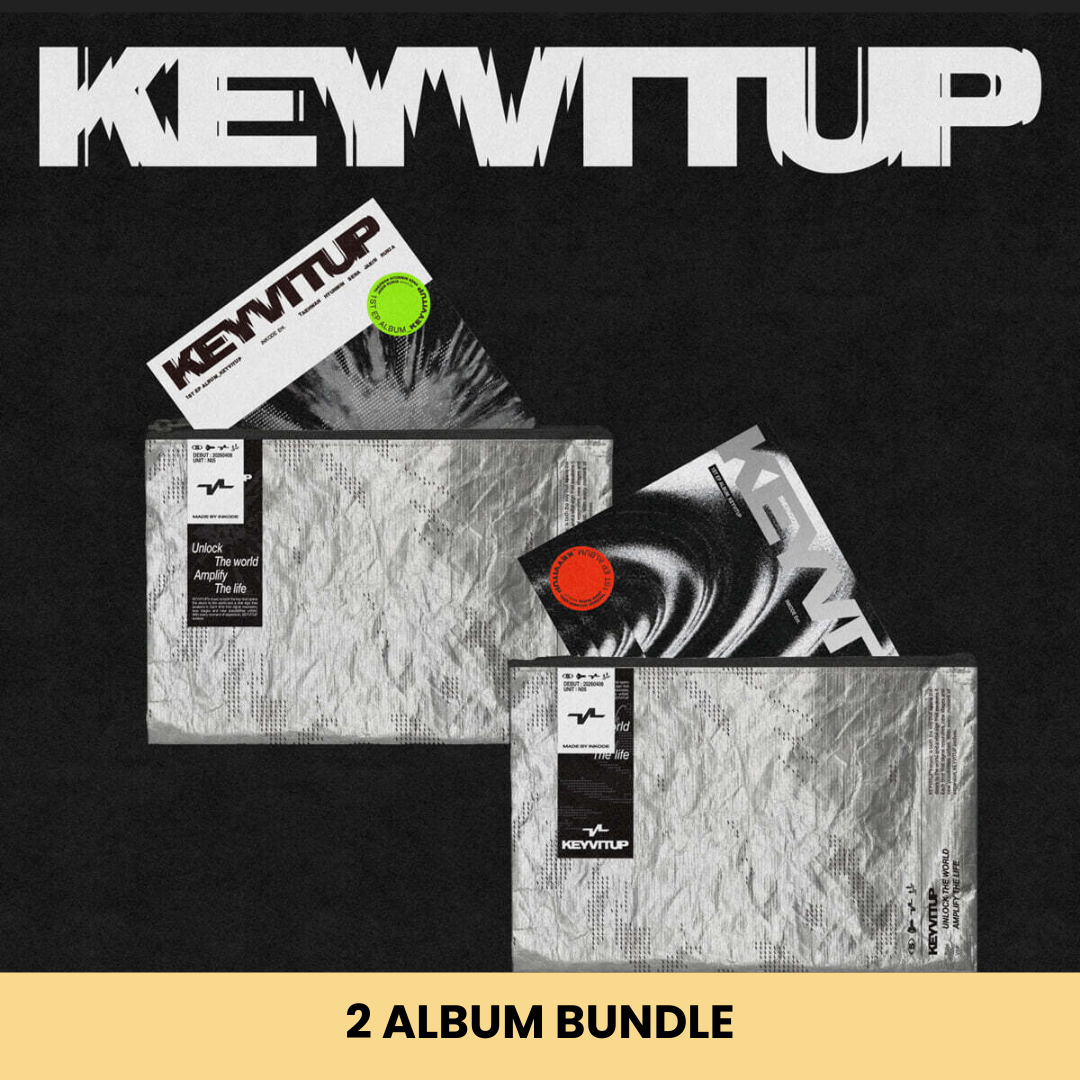 (PRE-ORDER) KEYVITUP - 1ST EP ALBUM [KEYVITUP] (2 VERSIONS) BUNDLE - LightUpK