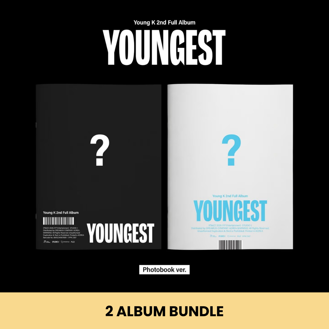 (PRE-ORDER) YOUNG K (DAY6) - YOUNGEST (PHOTOBOOK VER.) (2 VERSIONS) BUNDLE