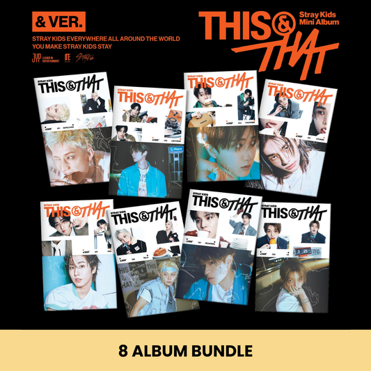 (PRÉCOMMANDE) STRAY KIDS - THIS & THAT (& VER.) (8 VERSIONS) EN LOT
