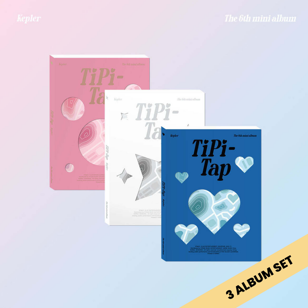 (PRE-ORDER) KEP1ER - 6TH MINI ALBUM [TIPI-TAP] (3 VERSIONS) SET