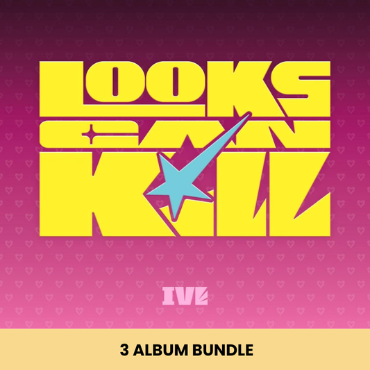 (PRE-ORDER) IVE - EP [LOOKS CAN KILL] (3 VERSION) BUNDLE