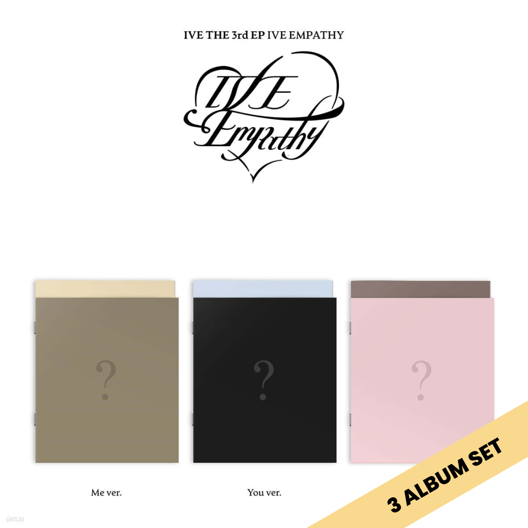 (PRE-ORDER) IVE - THE 3RD EP [IVE EMPATHY] (3 VERSIONS) SET