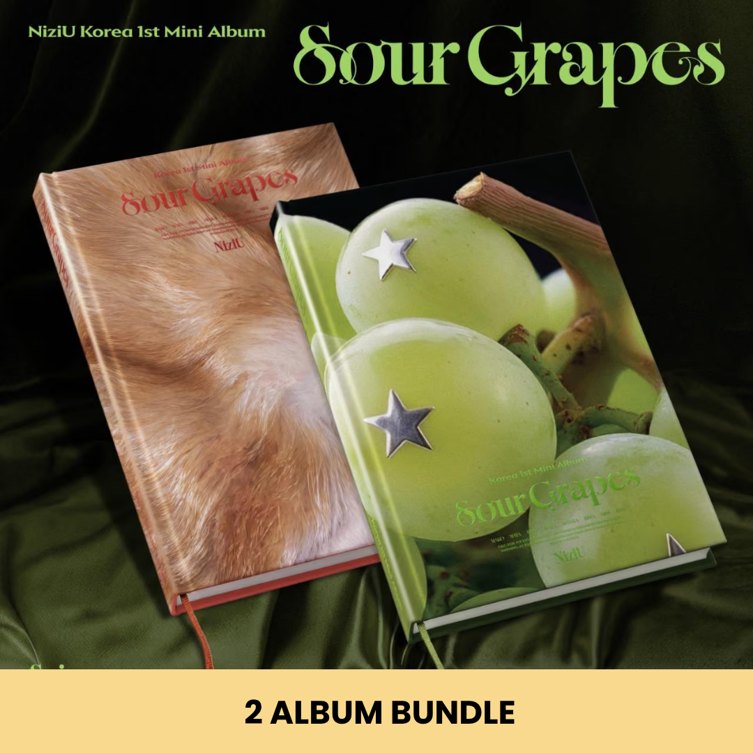 (PRE-ORDER) NIZIU - 1ST MINI ALBUM [SOUR GRAPES] (2 VERSIONS) BUNDLE