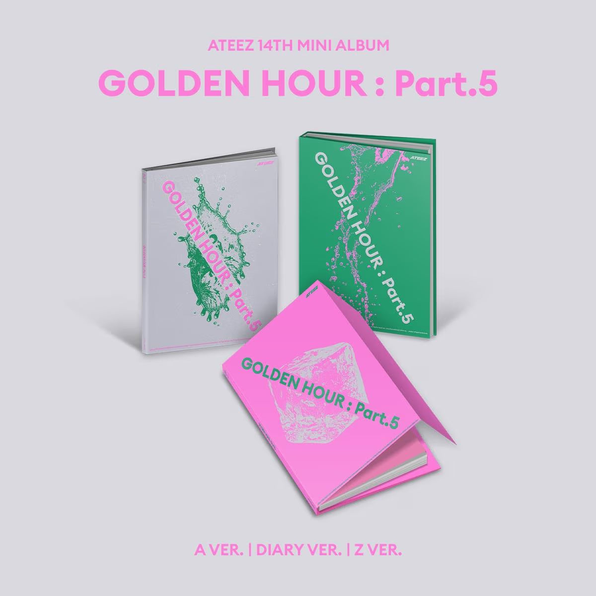 (PRE-ORDER) ATEEZ - GOLDEN HOUR : PART.5 (3 VERSIONS) RANDOM