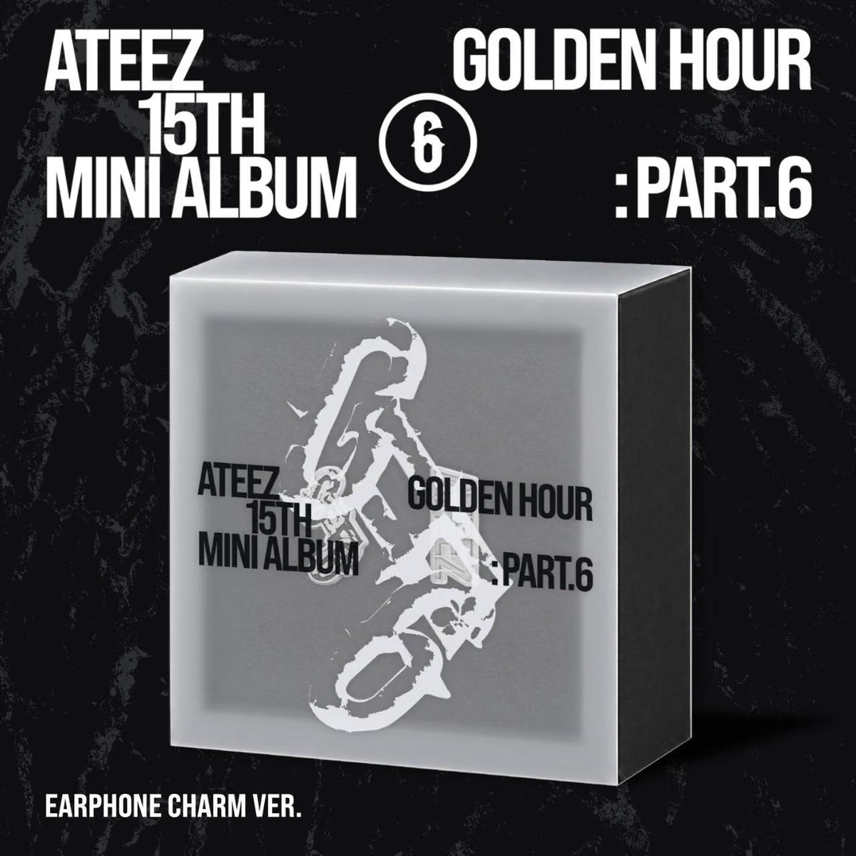 (PRE-ORDER) ATEEZ - 15TH MINI ALBUM [GOLDEN HOUR: PART.6] (EARPHONE CHARM VER.)