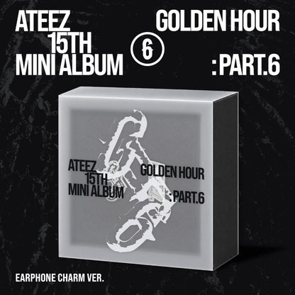 (PRE-ORDER) ATEEZ - 15TH MINI ALBUM [GOLDEN HOUR: PART.6] (EARPHONE CHARM VER.)
