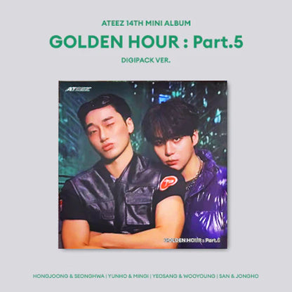 (PRÉCOMMANDE) ATEEZ - GOLDEN HOUR : PART.5 UNIT DIGIPACK (4 VERSIONS) ALÉATOIRE