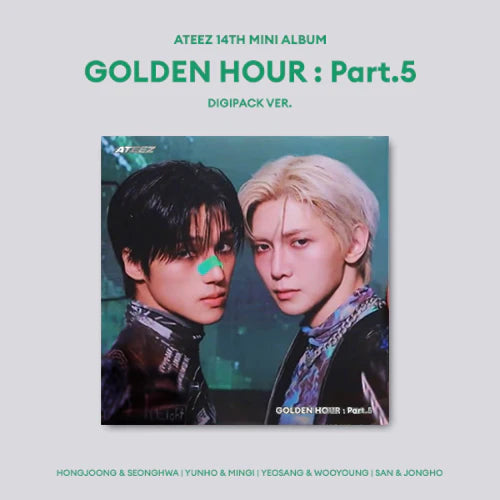 (PRÉCOMMANDE) ATEEZ - GOLDEN HOUR : PART.5 UNIT DIGIPACK (4 VERSIONS) ALÉATOIRE