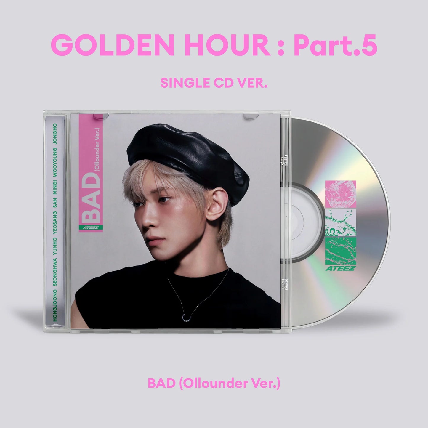 (PRE-ORDER) [hello82] ATEEZ - BAD Single CD (8 VERSIONS)