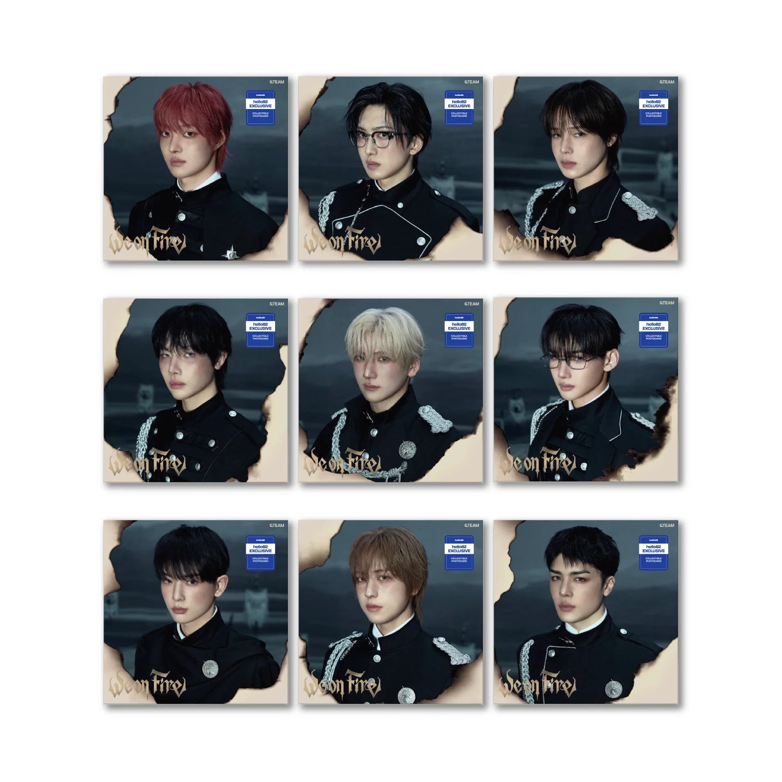 (PRE-ORDER) [HELLO82] [HELLO82 EXCLUSIVE] &TEAM - 3RD EP [WE ON FIRE] SOLO EDITION (9 VERSIONS) RANDOM - LightUpK