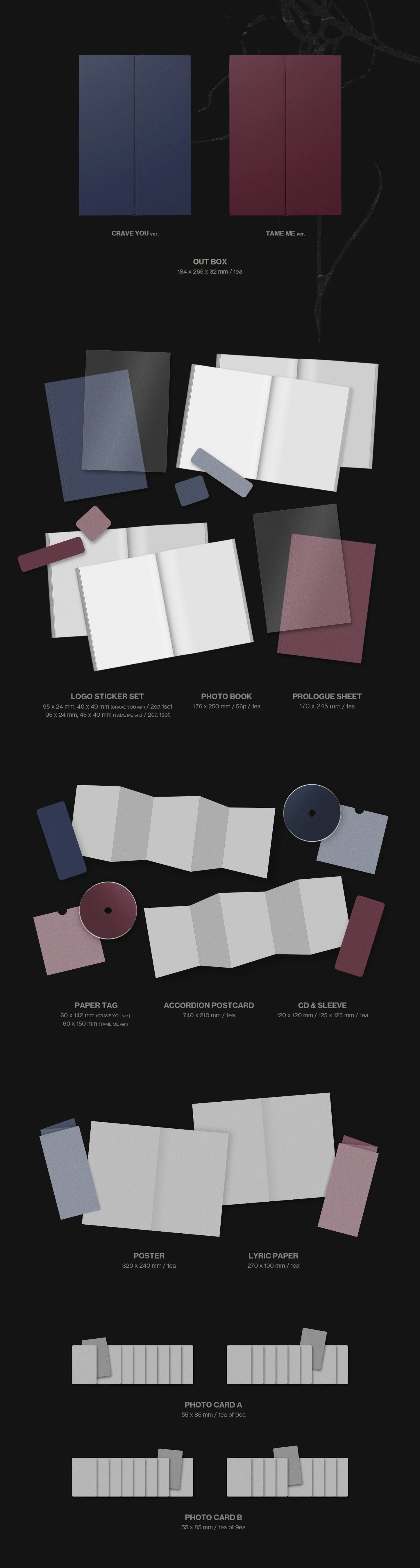 (PRE-ORDER) [hello82] [hello82 EXCLUSIVE] &TEAM - KR 2ND MINI ALBUM [MARK ON ME] (2 VERSIONS)