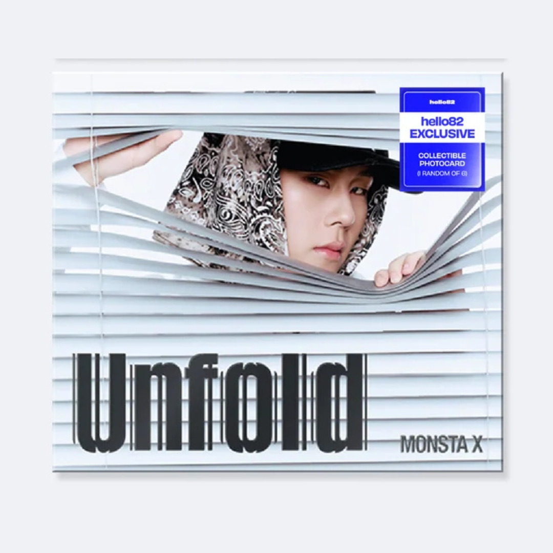 (PRE-ORDER) [HELLO82] [POP-UP EXCLUSIVE] MONSTA X - UNFOLD (DIGIPAK VER.) (6 VERSIONS) RANDOM - LightUpK
