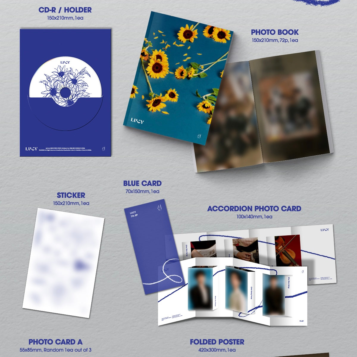 (PRE-ORDER) LUCY - 7TH EP [SUN] - LightUpK