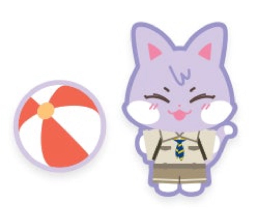 (PRE-ORDER) ATEEZ X ANITEEZ [ANITEEZ IN TREASURE] MD - 02 STITCH WAPPEN SET (8 VERSIONS) - LightUpK