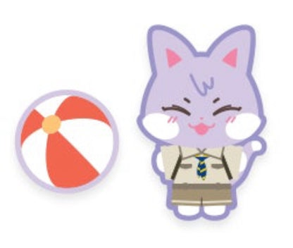 (PRE-ORDER) ATEEZ X ANITEEZ [ANITEEZ IN TREASURE] MD - 02 STITCH WAPPEN SET (8 VERSIONS) - LightUpK