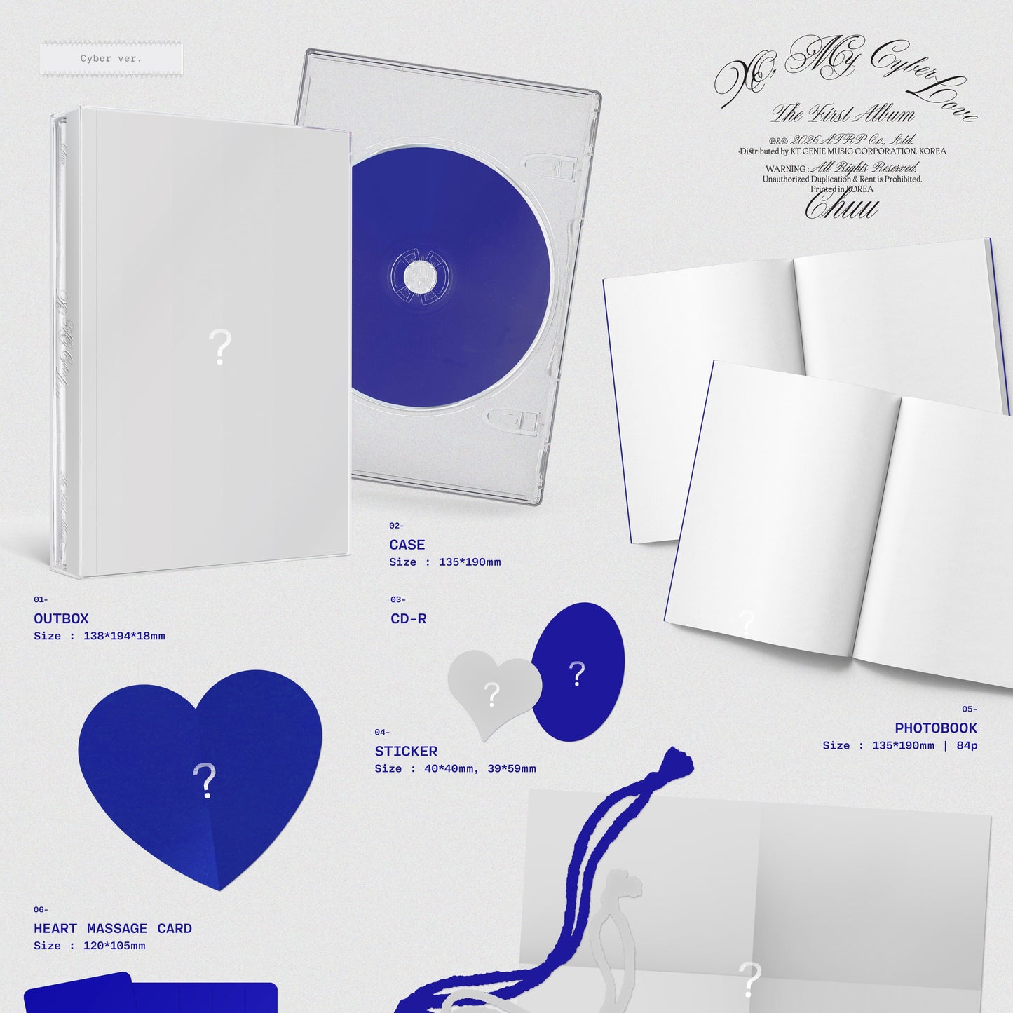 (PRE-ORDER) CHUU - THE FIRST ALBUM [XO, MY CYBERLOVE] CYBER VER.