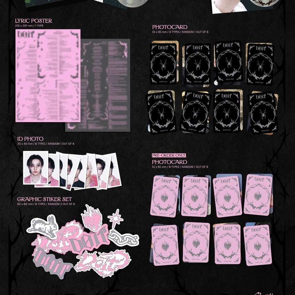 (PRE-ORDER) STRAY KIDS - SKZ IT TAPE [DO IT] (ACCORDION VER.) (8 VERSIONS) RANDOM